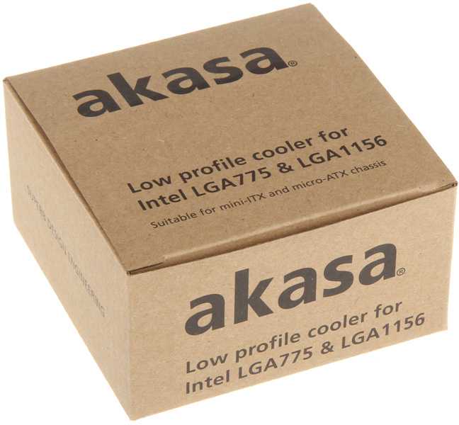 Akasa AK-CC7122BP01 žemo profilio procesoriaus aušintuvas