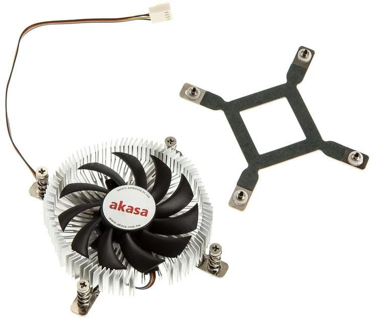 Akasa AK-CC7129BP01 Low Profile procesoriaus aušintuvas – 74mm