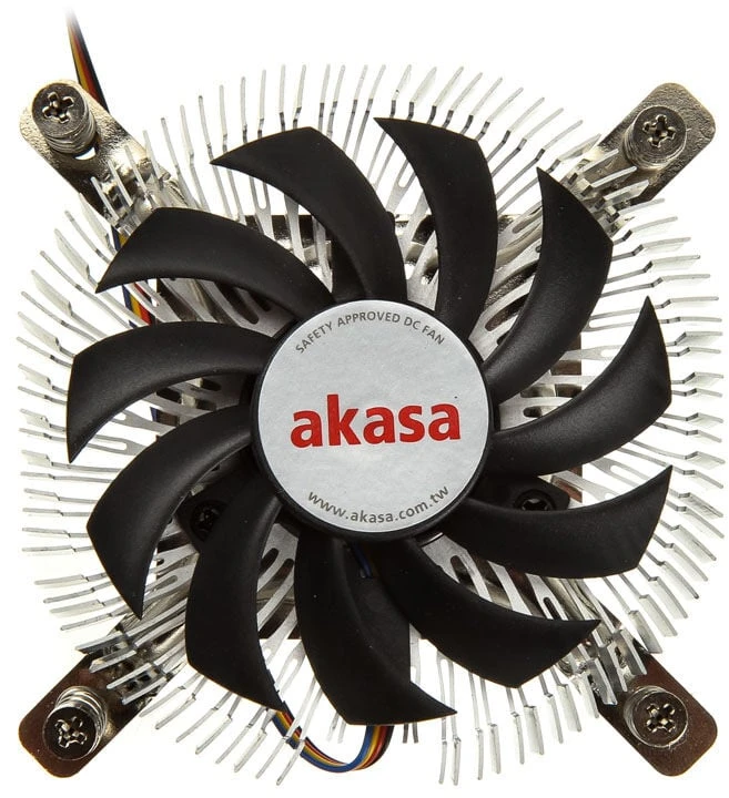 Akasa AK-CC7129BP01 Low Profile procesoriaus aušintuvas – 74mm