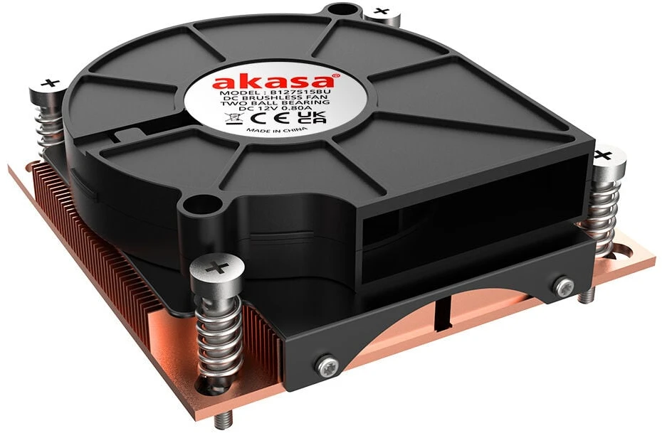 Akasa AK-CC7401BT01 1U žemo profilio aušintuvas CPU – LGA 1700
