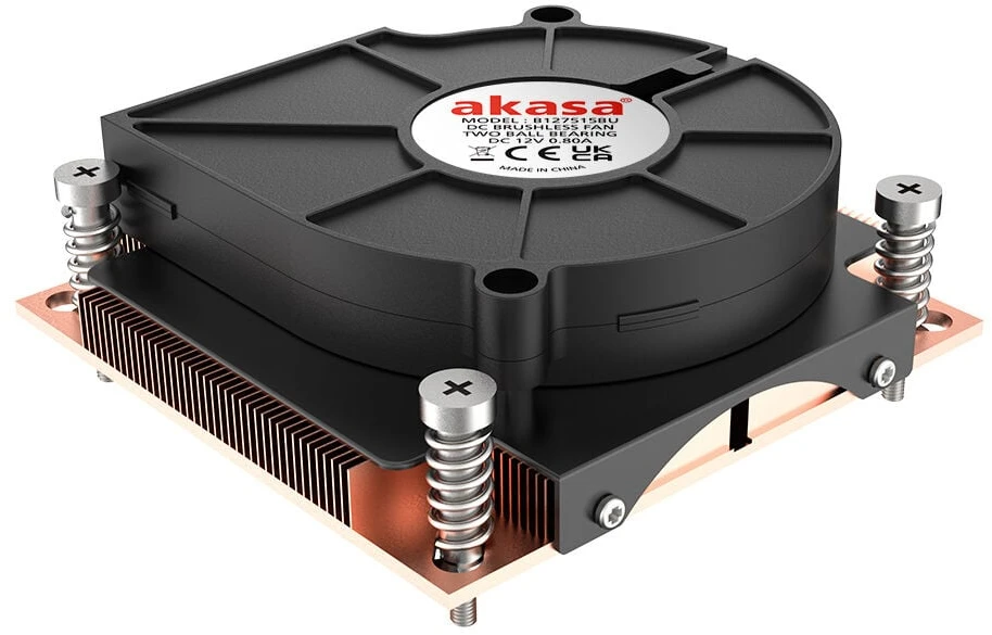 Akasa AK-CC7401BT01 1U žemo profilio aušintuvas CPU – LGA 1700