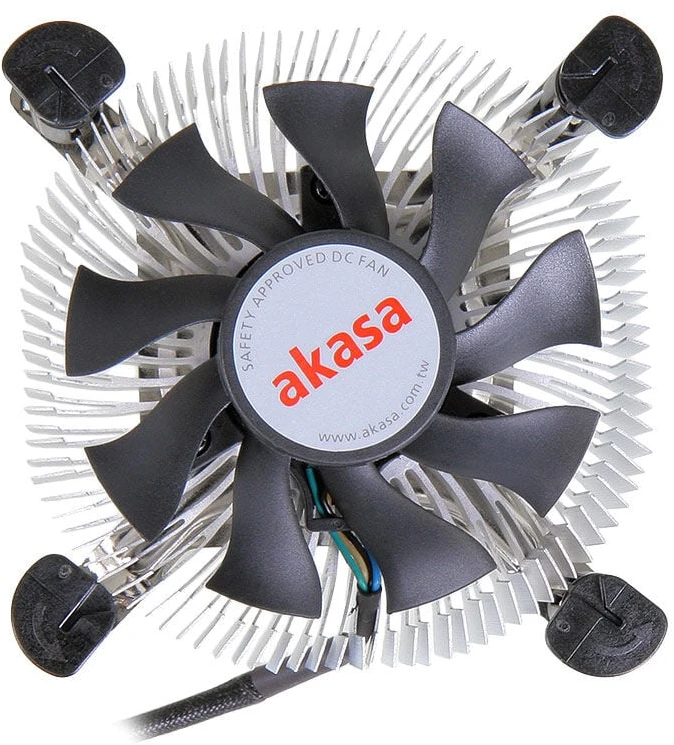 „Akasa AK–CCE–7106HP“ žemo profilio procesoriaus aušintuvas „Intel“ – 74 mm