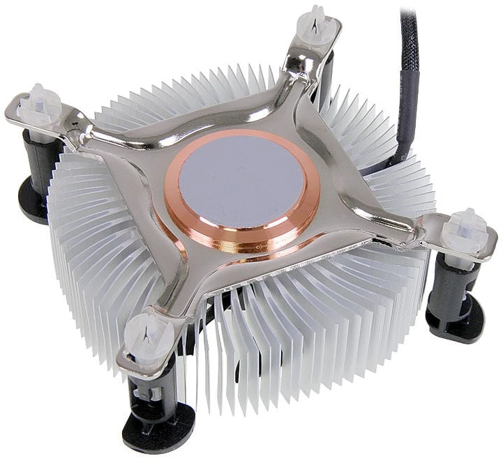 „Akasa AK–CCE–7106HP“ žemo profilio procesoriaus aušintuvas „Intel“ – 74 mm