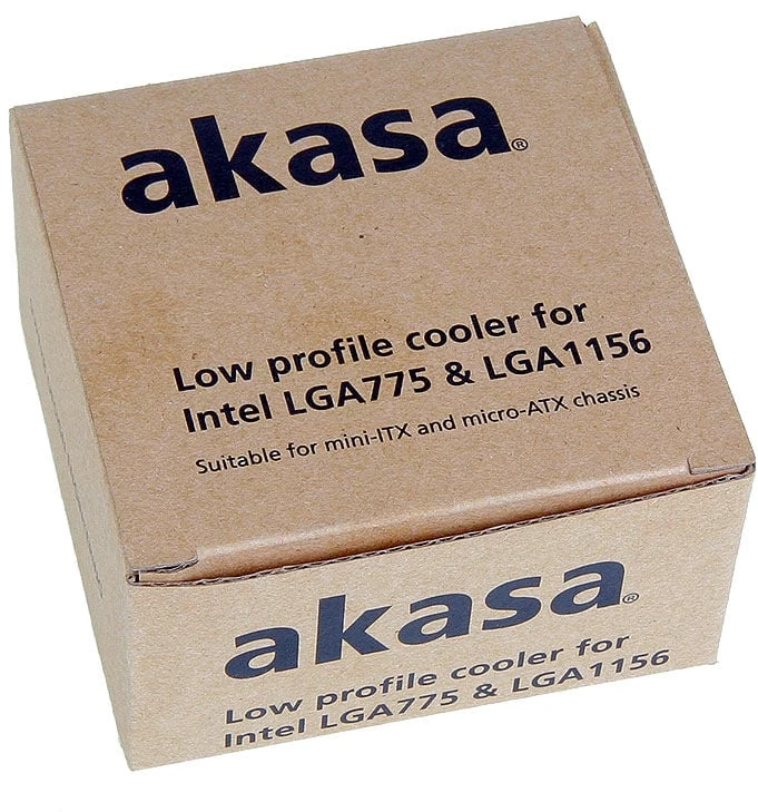 „Akasa AK–CCE–7106HP“ žemo profilio procesoriaus aušintuvas „Intel“ – 74 mm