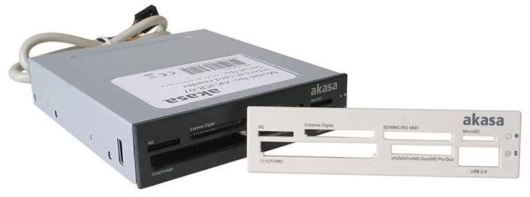 Atminties kortelė Akasa AK-ICR-07 Internal 6-Port Card Reader 3,5 – juodas