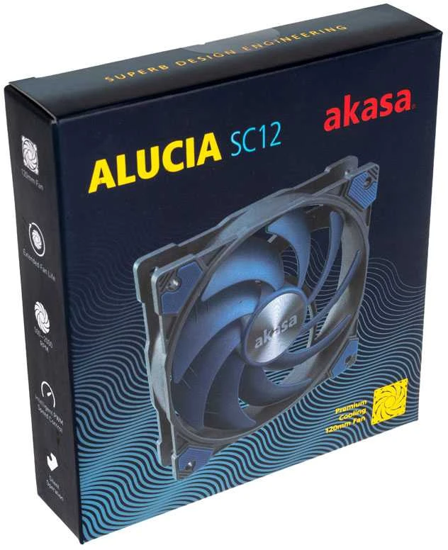 Akasa Alucia SC korpuso ventiliatorius – 120 mm
