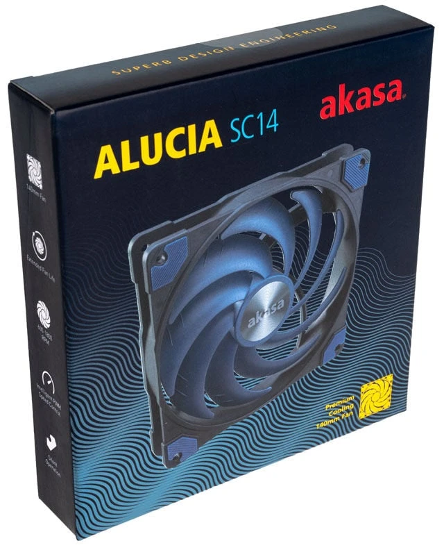 Akasa Alucia SC korpuso ventiliatorius – 140 mm