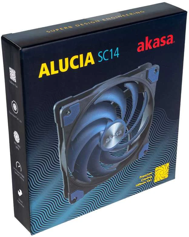 Akasa Alucia SC korpuso ventiliatorius – 140 mm