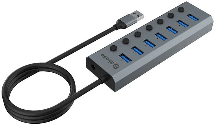Akasa Connect 7 IPS – USB šakotuvas