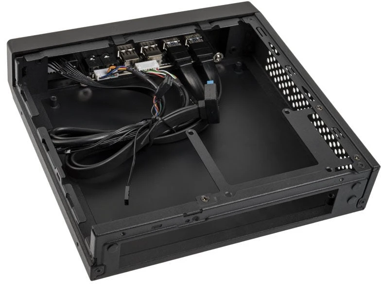 Akasa Cypher MX3 Thin Mini–ITX Case, OEM – juoda