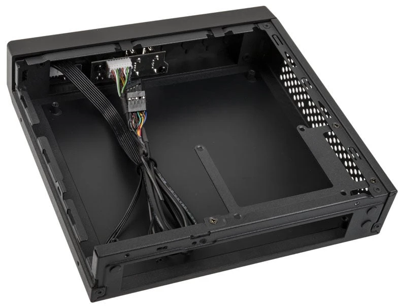 Akasa Cypher SPX Thin Mini-ITX kompiuterio korpusas, OEM - juodos spalvos