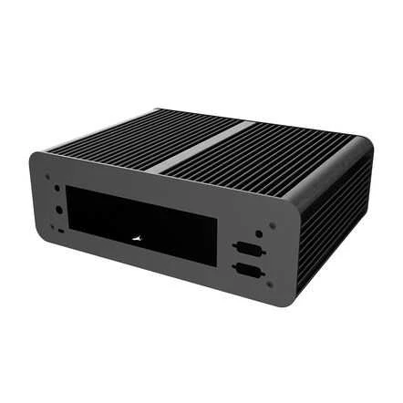 Akasa Euler MX Plus, Aliuminio-case - Mini-ITX, juodas