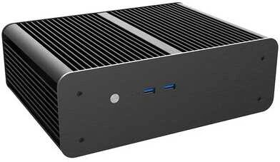 Akasa Euler MX Plus, Aliuminio-case - Mini-ITX, juodas