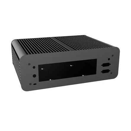 Akasa Euler MX Plus, Aliuminio-case - Mini-ITX, juodas