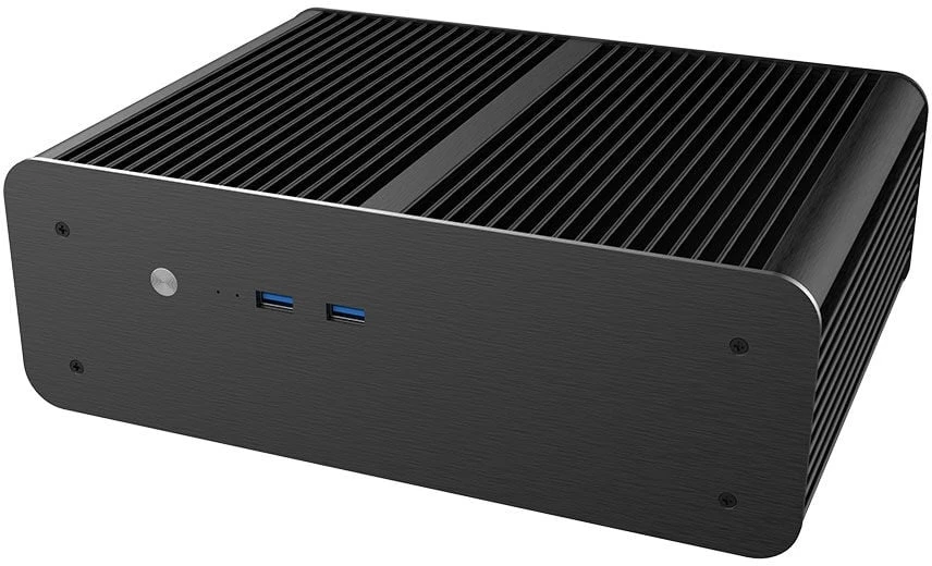 Akasa Euler MX Plus, Aliuminio-case - Mini-ITX, juodas