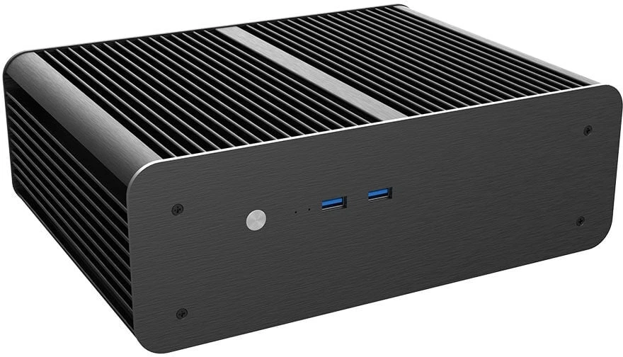 Akasa Euler MX Plus, Aliuminio-case - Mini-ITX, juodas