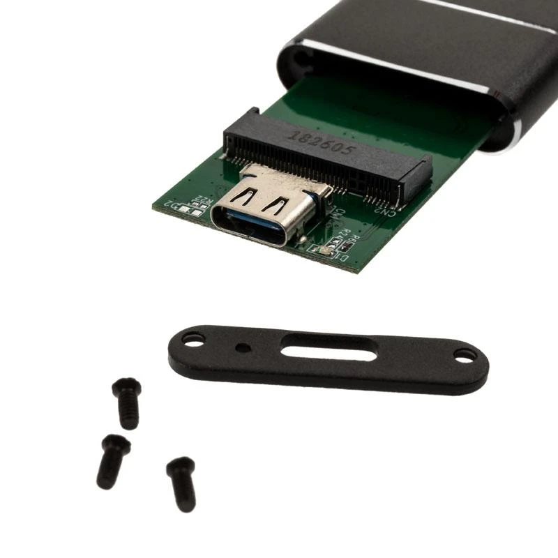 Akasa AK-ENU3M2-02 storage drive enclosure SSD enclosure Juodas M.2