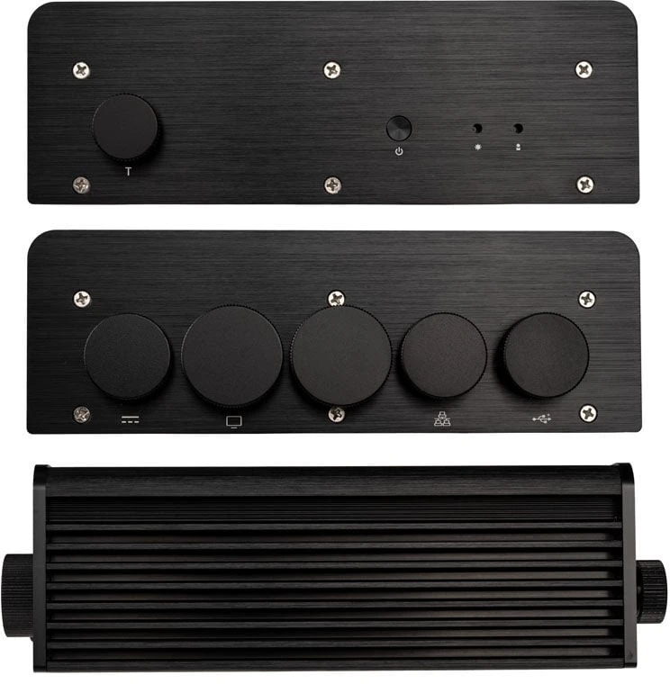 Akasa Fanless Pascal PX IP65 UCFF kompiuterio korpusas (Intel NUC), waterproof – juodos spalvos