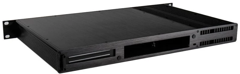 Akasa Galileo TU1 Thin–Mini–ITX 1U obudowa, OEM – juoda