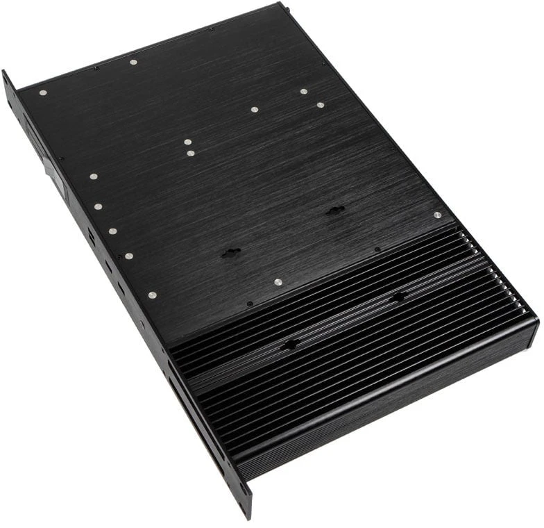 Akasa Galileo TU1 Thin–Mini–ITX 1U obudowa, OEM – juoda