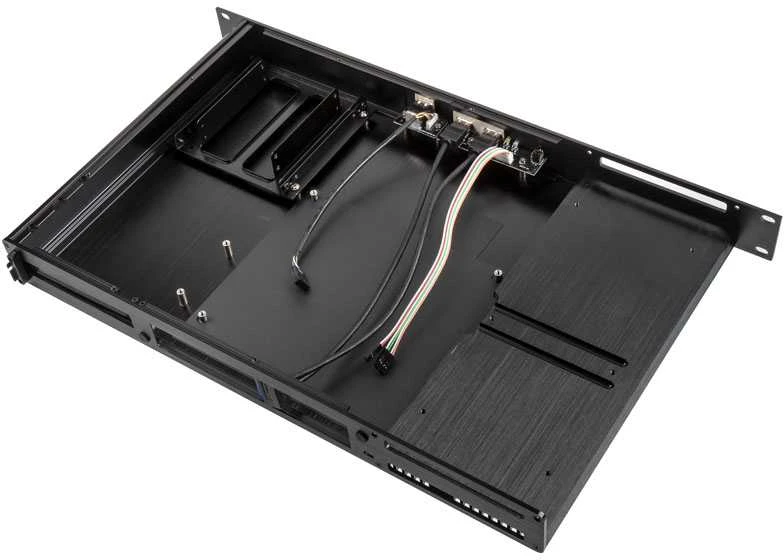 Akasa Galileo TU3 Thin-Mini-ITX 1U case, OEM - juodas