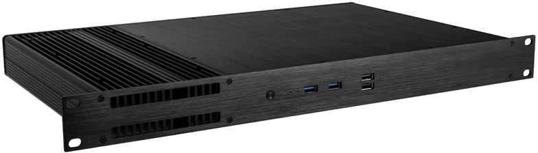 Akasa Galileo TU3 Thin-Mini-ITX 1U case, OEM - juodas