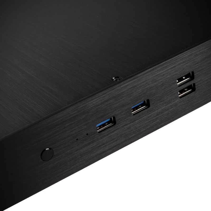 Akasa Galileo TU3 Thin-Mini-ITX 1U case, OEM - juodas