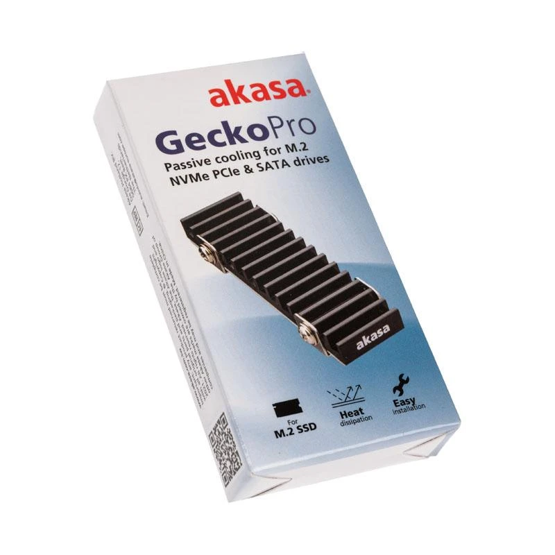 Akasa Gecko Pro heatsink for M.2 SSDs – Aliuminio