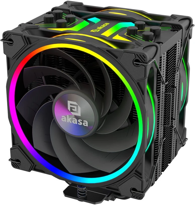 Akasa H4 Plus CPU aušintuvas + AR12 Reverse Blade ventiliatorius