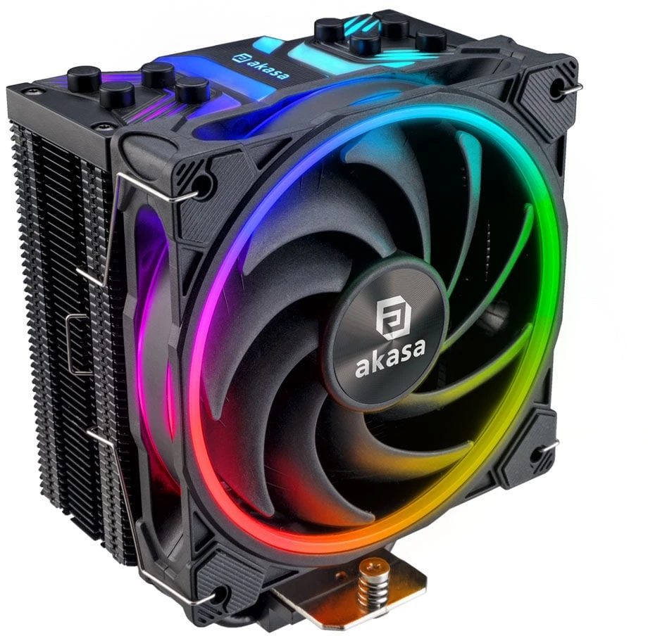 Akasa H4 Plus CPU aušintuvas + AR12 Reverse Blade ventiliatorius