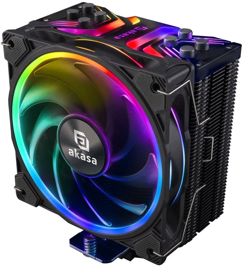 Akasa H4 Plus CPU aušintuvas + AR12 Reverse Blade ventiliatorius