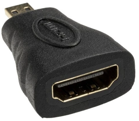 „Akasa“ HDMI lizdo į „Micro HDMI“ adapteris UHD 4K, 60 Hz dažniu