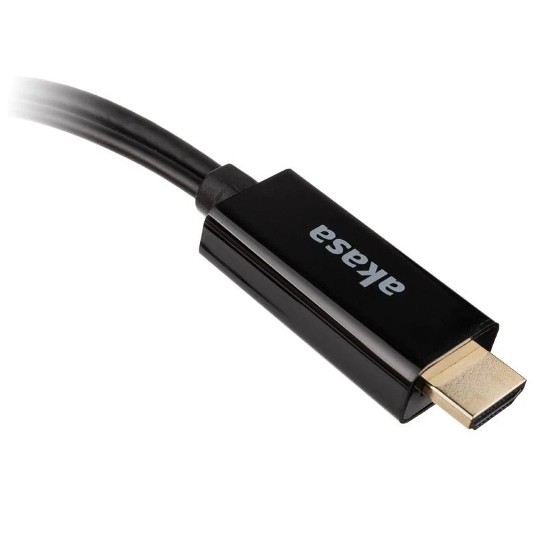 Akasa HDMI į DisplayPort adapterio laidas – juodas