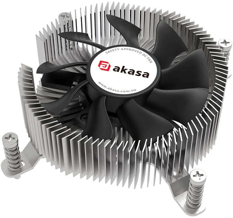Akasa low profile procesoriaus aušintuvas, Intel LGA1700 - Kupfer und Aliuminio