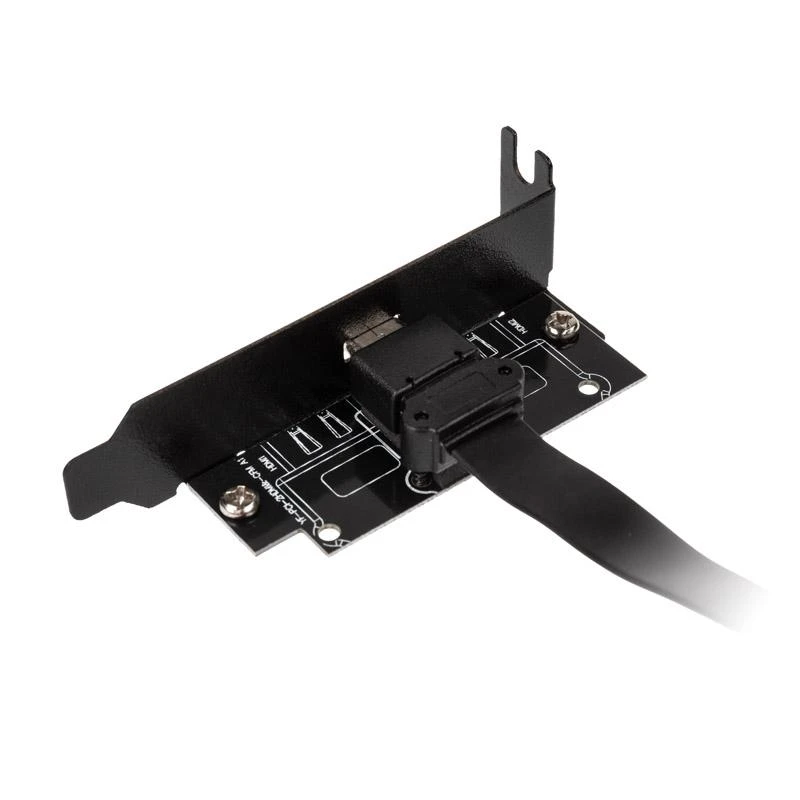 Akasa žemo profilio PCI laikiklio adapteris, USB 3.1 Type C - juodas