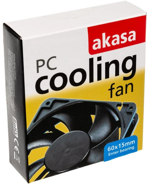 Akasa Fan AK-6015MS – 60mm, juodas