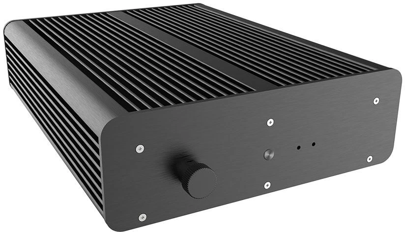 „Akasa Pascal TX Plus“ plonas mini-ITX korpusas, skirtas „Intel“, IP65 apsauga, be ventiliatoriaus – juodas