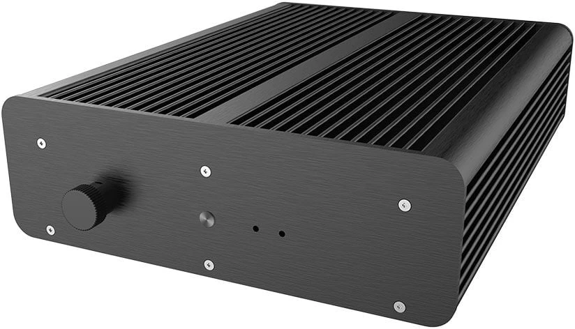 „Akasa Pascal TX Plus“ plonas mini-ITX korpusas, skirtas „Intel“, IP65 apsauga, be ventiliatoriaus – juodas