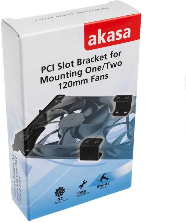 Akasa PCI slot mounting system for fans – 120mm