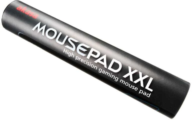 V-Juodas pelės kilimėlis XXL AKASA juoda / AK-0031