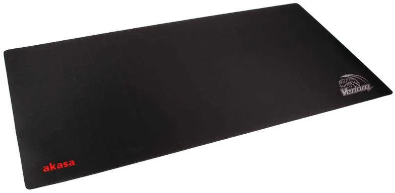 V-Juodas pelės kilimėlis XXL AKASA juoda / AK-0031