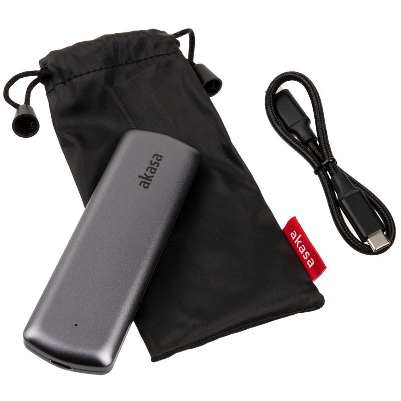 Akasa Portable M.2 SATA/NVMe SSD į USB-C 3.2 Gen 2