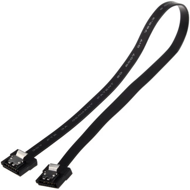 Akasa Proslim SATA 3 laidas 30cm tiesus – juodas