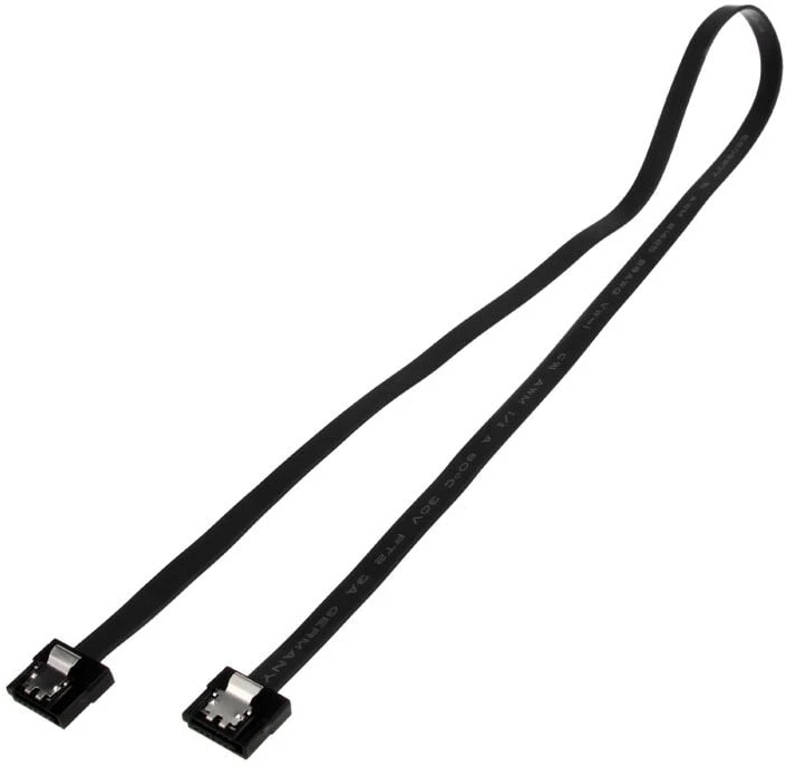 Akasa Proslim SATA 3 Kabelis 50cm gerade – juodas