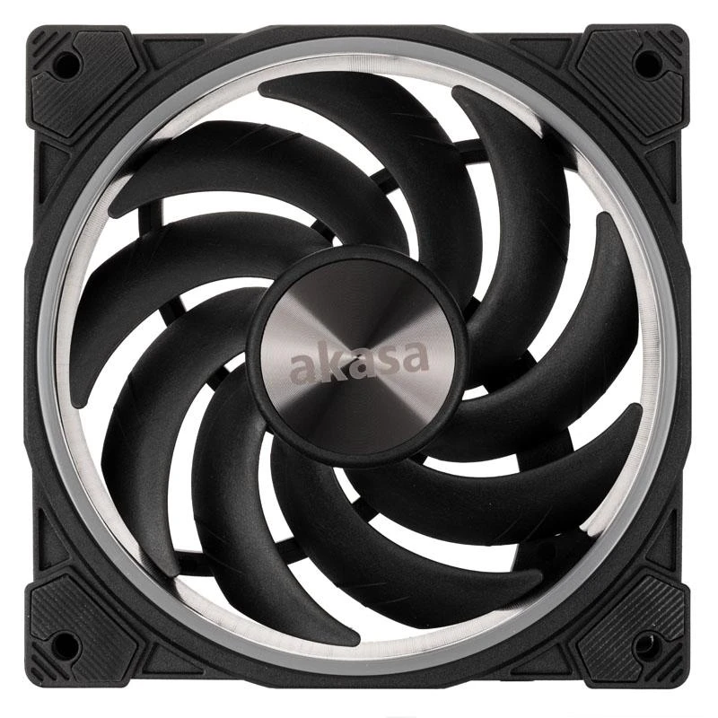Akasa SOHO AR Addressable-RGB korpuso ventiliatorius, juodos spalvos – 120mm