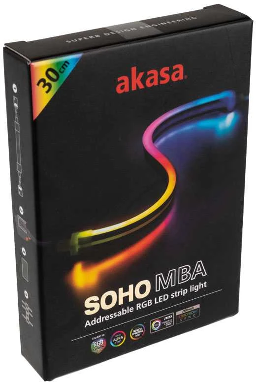 Akasa SOHO MBA ARGB LED Strip – 30cm