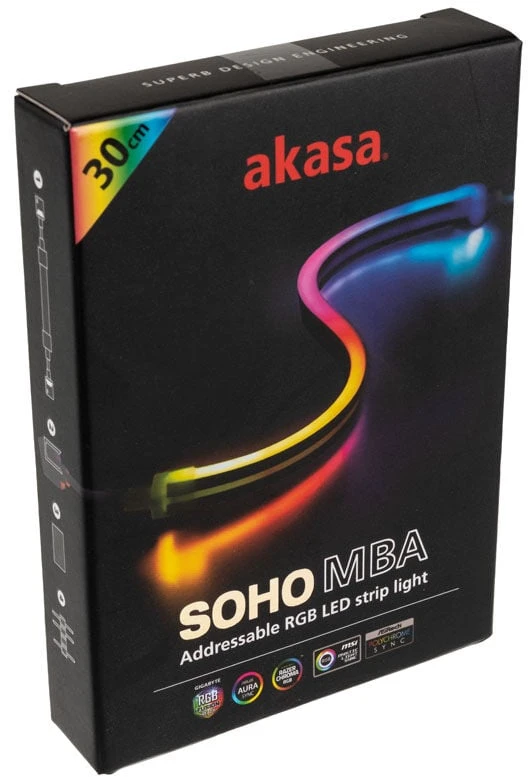 Akasa SOHO MBA ARGB LED Strip – 30cm