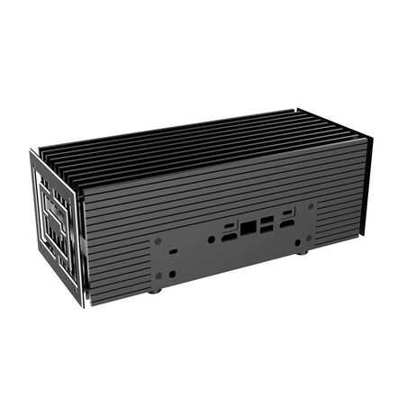 Akasa Turing Duo Pro Aliuminio-case - for Asus PN52 PN53 PN64, juodas