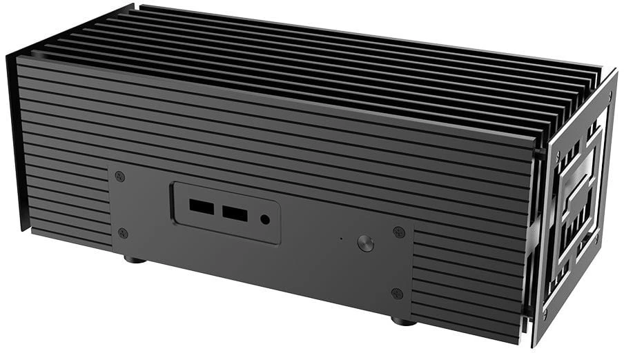 Akasa Turing Duo Pro Aliuminio-case - for Asus PN52 PN53 PN64, juodas