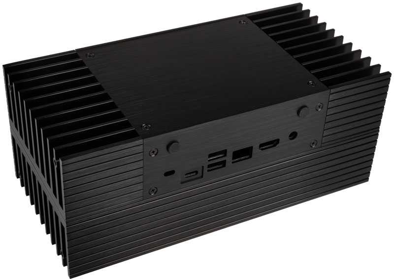Akasa Turing Fanless obudowa UCFF (Intel NUC), OEM – juoda